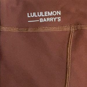 Lululemon maroon leggings 32” length